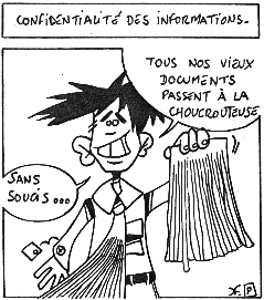 Confidentialite des informations